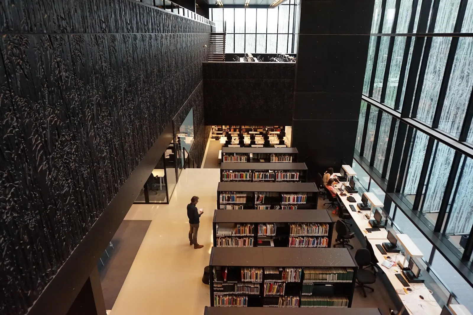 Utrecht University library atrium